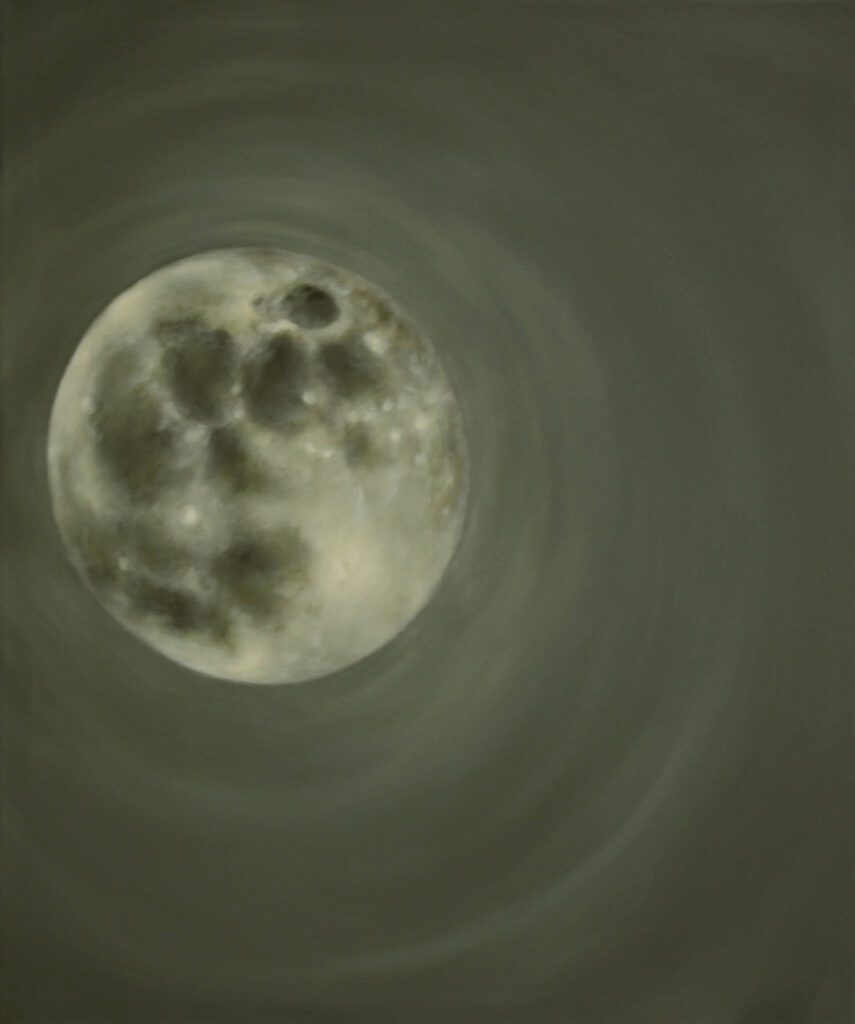 Mond übert Jordanien, 5.2025,120x100cm