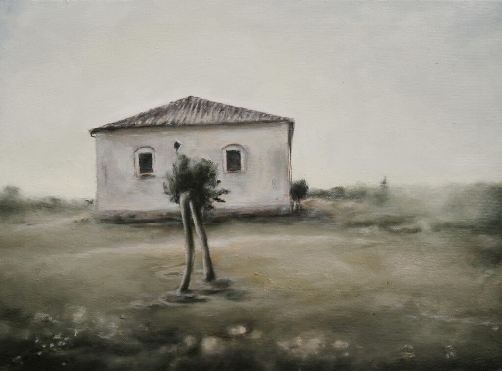Gehöft Maremma, 4.2026, 37x50cm