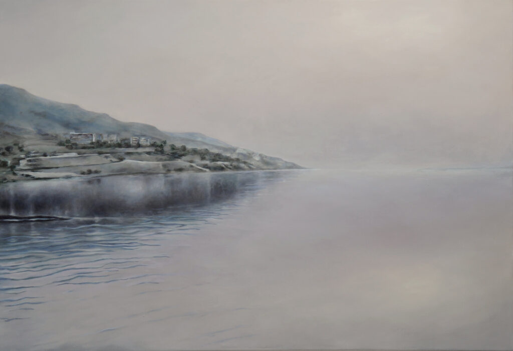 Landzunge Totes Meer, 2025,120x175cm